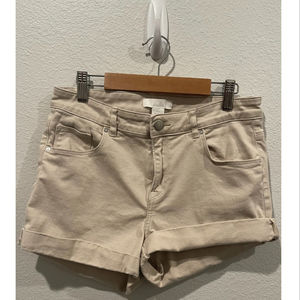 H&M Beige Mini Shorts